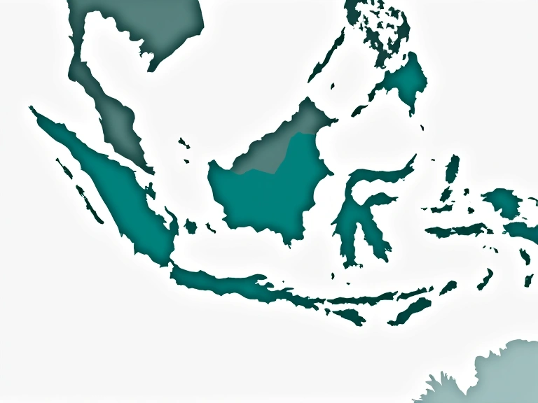 Map of Indonesia highlighting NutriLife's nationwide service